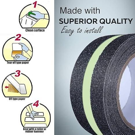LumiGrip™ Tape – Anti Slip Glow Strip (5 Metres)