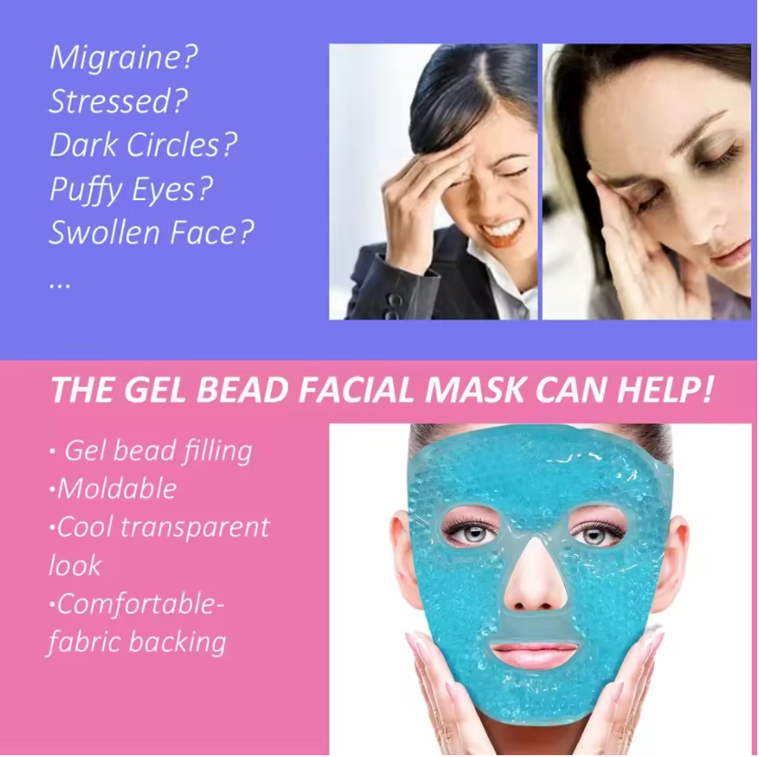 Frost Glow Cooling Gel Face Mask – Luxe Ice Therapy for Radiant, Rejuvenated Skin