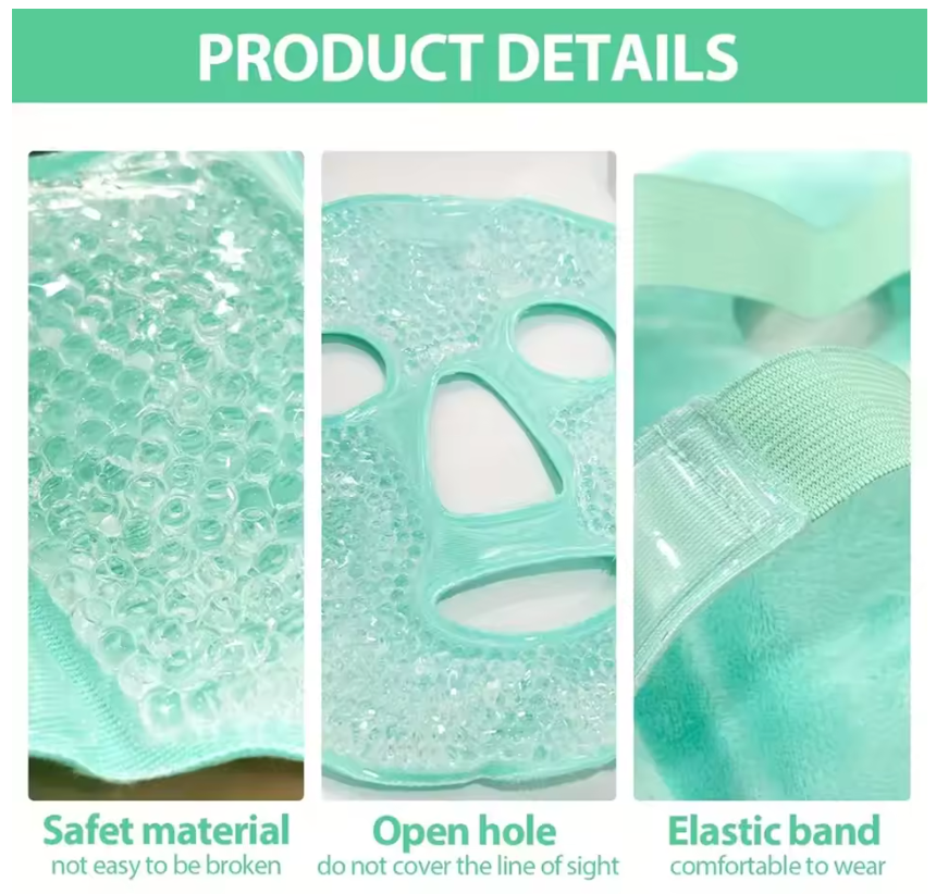 Frost Glow Cooling Gel Face Mask – Luxe Ice Therapy for Radiant, Rejuvenated Skin