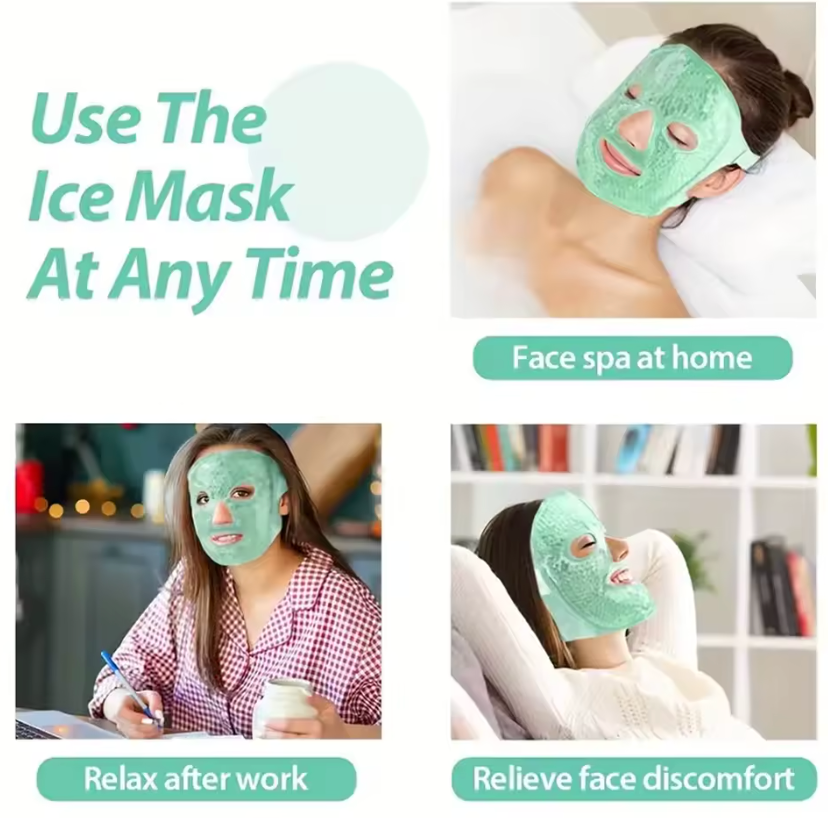 Frost Glow Cooling Gel Face Mask – Luxe Ice Therapy for Radiant, Rejuvenated Skin