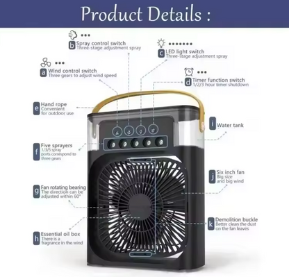 FrostBloom Scented Air Cooler and Fragrant Cooling Mist