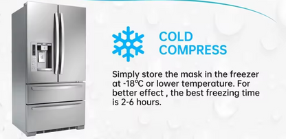 Frost Glow Cooling Gel Face Mask – Luxe Ice Therapy for Radiant, Rejuvenated Skin